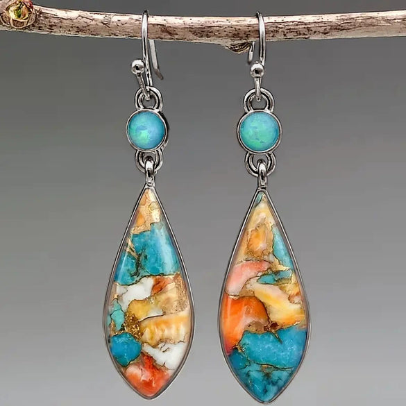 Women's Alloy Exotic Retro Geometric Drop Shape Earrings