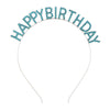 Women's Alloy Fashion Electroplated Birthday Party Headband With Letters