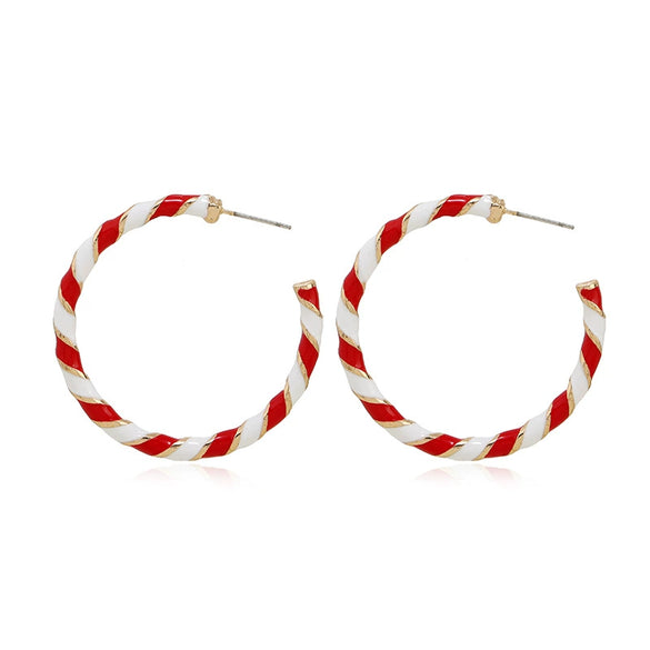 Women's Alloy Fashion Geometric Ushaped Big Ring Earrings