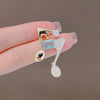 Women's Alloy Fashion Note Brooch Natural Style Electroplating Allmatch Accessories