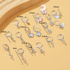 Women's Alloy Fashion Popular Butterfly Love Heart Earrings Jewelry With Electroplating