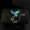 Women's Alloy Fishtail Antiglare Brooch With Animal Pattern And Electroplating Design