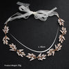 Women's Alloy Floral Rhinestone Bridal Hair Band Thin Flower Headdress Hair Accessory For Photography