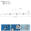 Women's Alloy Floral Rhinestone Bridal Hair Band Thin Flower Headdress Hair Accessory For Photography