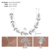 Women's Alloy Floral Rhinestone Bridal Hair Band Thin Flower Headdress Hair Accessory For Photography