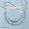 Women's Alloy Floral Rhinestone Bridal Hair Band Thin Flower Headdress Hair Accessory For Photography