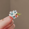 Women's Alloy Flower Bee Brooch Electroplated Light Luxury Allmatch Accessory