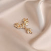 Women's Alloy Flower Brooch Minimalist Style Electroplating