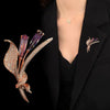 Women's Alloy Flower Brooch With Electroplating Design