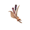 Women's Alloy Flower Brooch With Electroplating Design