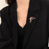 Women's Alloy Flower Brooch With Electroplating Design