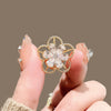 Women's Alloy Flower Brooch With Electroplating Natural Style