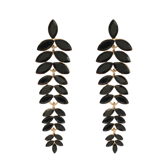 Women's Alloy Flower Diamond Earrings