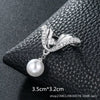 Women's Alloy Flower Pattern Electroplated Antiexposure Brooch For Neckline Fixing