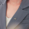 Women's Alloy Flower Pattern Electroplating Lightning Brooch