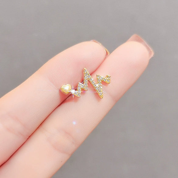 Women's Alloy Flower Pattern Electroplating Lightning Brooch