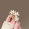 Women's Alloy Flower Pearl Brooch With Electroplating Treatment