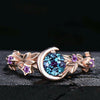 Women's Alloy Flower Ring Electroplated Ins Style