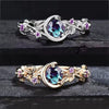 Women's Alloy Flower Ring Electroplated Ins Style