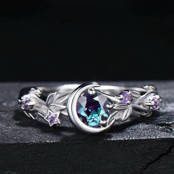 Women's Alloy Flower Ring Electroplated Ins Style