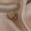 Women's Alloy Flower Shape Electroplating Minimalist Style Suit Brooch