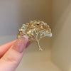 Women's Alloy Fortune Tree Hollow Brooch With Electroplating