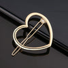 Women's Alloy Frog And Triangle Moon Hair Clip Electroplated Side Barrette With Simple Decorative Design