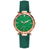 Women's Alloy Frosted Digital Quartz Watch And Fivepointed Star Bracelet Twopiece Set Leisure Style Pin Buckle Titanium Spiral Crown
