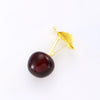 Women's Alloy Fruit Cherry Brooch Electroplated Fashion Accessory