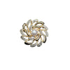 Women's Alloy Geometric And Flower Patterned Electroplated Brooch For Clothing Decoration
