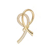 Women's Alloy Geometric Bow Brooch With Electroplating Design