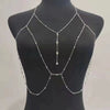 Women's Alloy Geometric Chain Necklace Set With Diamonds And Inlaid With Artificial Gemstones And Semiprecious Stones