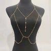 Women's Alloy Geometric Chain Necklace Set With Diamonds And Inlaid With Artificial Gemstones And Semiprecious Stones