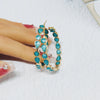 Women's Alloy Geometric Cshaped And Dropshaped Electroplated Earrings