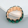 Women's Alloy Geometric Diamond Hip Hop Punk Style Telescopic Elastic Bracelet