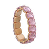 Women's Alloy Geometric Diamond Hip Hop Punk Style Telescopic Elastic Bracelet