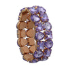 Women's Alloy Geometric Diamond Hip Hop Retractable Elastic Bracelet