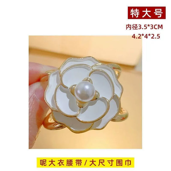 Women's Alloy Geometric Electroplated Belt Buckle For Woolen Coat Overcoat Windbreaker Accessories
