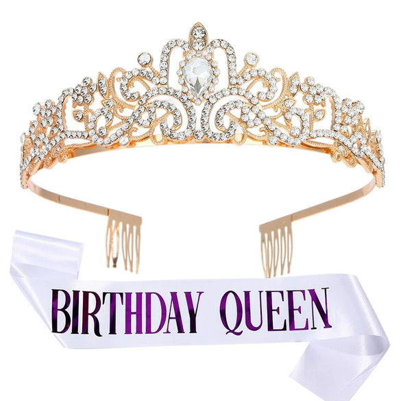 Women's Alloy Geometric Electroplated Crown Hair Accessories