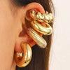 Women's Alloy Geometric Exaggerated Retro Earrings With Electroplating