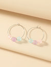 Women's Alloy Geometric Fivepointed Star Bear Butterfly Earrings With Electroplating