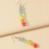 Women's Alloy Geometric Fivepointed Star Bear Butterfly Earrings With Electroplating