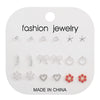 Women's Alloy Geometric Heart Shape Electroplating Exquisite Fashion Earrings