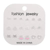 Women's Alloy Geometric Heart Shape Electroplating Exquisite Fashion Earrings