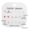 Women's Alloy Geometric Heart Shape Electroplating Exquisite Fashion Earrings