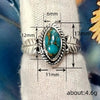 Women's Alloy Geometric Horse Eye Ring With Feather Texture And Electroplating Treatment Retro Style