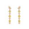 Women's Alloy Geometric Microinlaid Zirconia Light Luxury Earrings