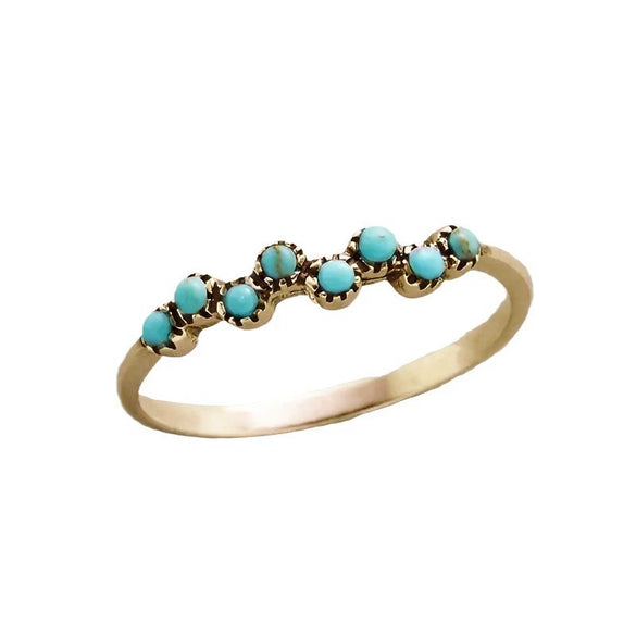 Women's Alloy Geometric Ring With Electroplating