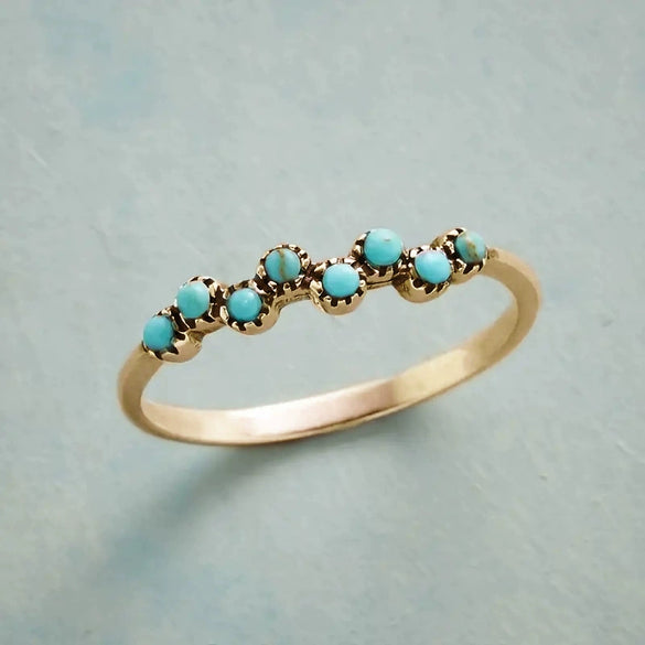 Women's Alloy Geometric Ring With Electroplating