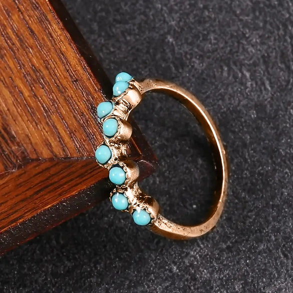 Women's Alloy Geometric Ring With Electroplating